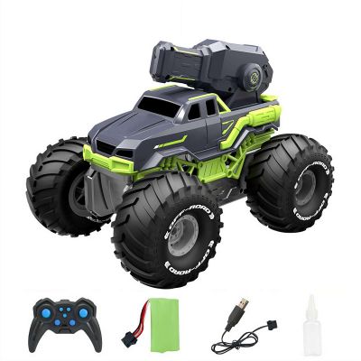 Amphibious Remote Control Car, 2.4GHz All Terrain Waterproof Monster Trucks for Boys Age 4-7, Rechargeable Off-Road Toy for Boys Girls Age 6-12