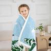 Erosebridal Ski Board Equipment Sherpa Blanket Snow Mountain Skiing Sports Fuzzy Plush Throw Ski Snowboard Fleece Blanket for Kids Boys Girls,Pine Tree Snowflakes Decor for Bed Couch Baby 30"x40" view 4