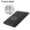 120 Pockets Coin Album, Penny Collecting Book, Souvenir Coin Collection Holder, Coin Collecting Book With 10 Page, 30X30 Mm Grid Holder For Medallions, Badges view 2