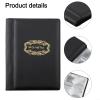 120 Pockets Coin Album, Penny Collecting Book, Souvenir Coin Collection Holder, Coin Collecting Book With 10 Page, 30X30 Mm Grid Holder For Medallions, Badges view 3