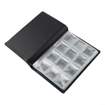 120 Pockets Coin Album - Coin Collecting Book With 10 Page, 30X30 Mm Grid, Money Specie Display Storage Case, Souvenir Coin Collection Holder