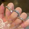 GOKKAS Sparkling Spinning Ring, Gold Anxiety Ring for Women, Relieves Anxiety, Symbolizes Vows & Luck, Waterproof & Fade-Resistant (rose gold,10) view 3
