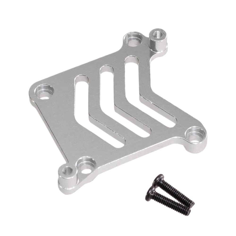 Metal Servo Base Suitable for 16207 16208 16209 16210 H6V3 M162 M163 Compatible with 1 16 Remote Control Car Upgrade Accessories(Silver)