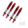4pcs Aluminium Alloy Red RC Shock Absorber Accessory Fit for SCX10 D90 1/10 RC Crawler Car (110mm) view 1