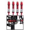 4pcs Aluminium Alloy Red RC Shock Absorber Accessory Fit for SCX10 D90 1/10 RC Crawler Car (110mm) view 2