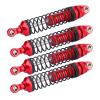 4pcs Aluminium Alloy Red RC Shock Absorber Accessory Fit for SCX10 D90 1/10 RC Crawler Car (110mm) view 4