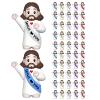 CTDWNT 50Pcs Little Jesus Figures,Multicolor Jesus Loves YouBaby Figure Mini for Easter Egg Stuffers to Hide and Seek,Sunday School Religious Party Share Religious Celebrations (Mix Colour) view 1