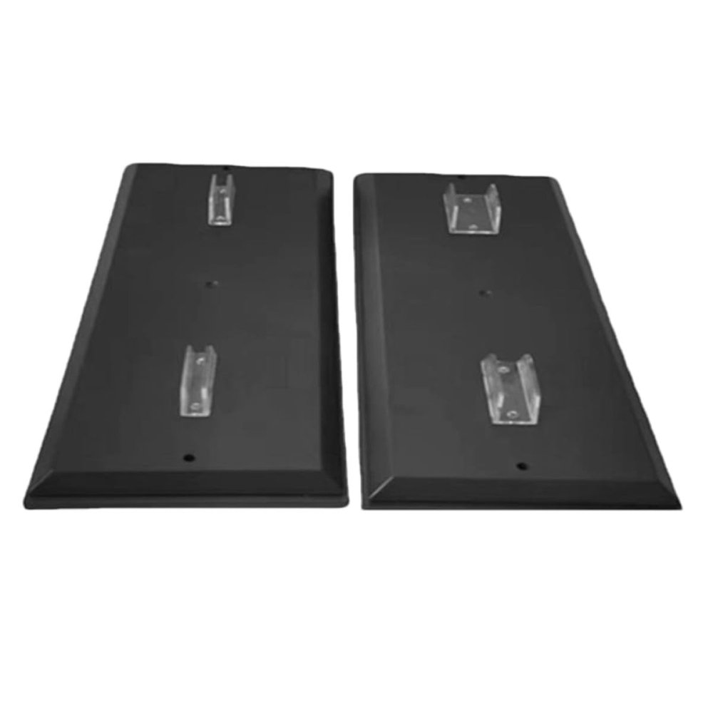 Abaodam 12 Motorcycle Model Stand 2pcs Plastic Display Bases for Bike Miniature Holder Stable Support Rectangle Base for Collectible Model Display at Home
