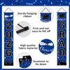 Graduation Decorations 2026 Porch Banner, Graduation Banner Class of 2026, Blue Congrats Grad Decorations for Door and Porch Party Supplies view 2