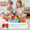 Hestiasko Magnetic Train Set for Kids, 3D Electric Train Set, STEM Educational Building Toy, DIY Learning Track with Vertical Climb & Upside Down Action, Gift for Toddlers Boys Girls Ages 3 4 5 6+ view 2