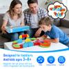 Hestiasko Magnetic Train Set for Kids, 3D Electric Train Set, STEM Educational Building Toy, DIY Learning Track with Vertical Climb & Upside Down Action, Gift for Toddlers Boys Girls Ages 3 4 5 6+ view 4