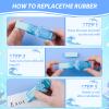 24 Pcs Cute Retractable Eraser for Pencils Cute School Supplies Kawaii Erasers for Kids Fun Cartoon Erasers Back to School Supplies Kid Party Favors Gift (Style 3) view 3