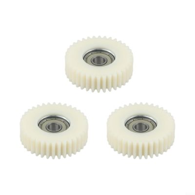 36T Nylon Gear for MXUS 500W Motor, E-for Bike Hub Motor Gear Replacement, Nylon and Metal Gear 3 Pack, 47mm Diameter 13.5mm Thick White Compatible with MXUS 500W