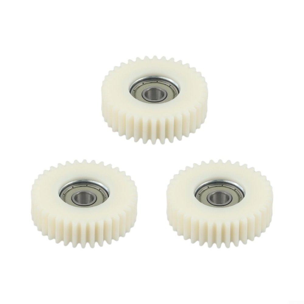 36T Nylon Gear for MXUS 500W Motor, E-for Bike Hub Motor Gear Replacement, Nylon and Metal Gear 3 Pack, 47mm Diameter 13.5mm Thick White Compatible with MXUS 500W