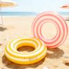 2PCS Floats for Adults Rings Lollipop Striped Pool Float Large Swim Ring for Adults,35 Inch Classic Striped Teens Adult Inner Tubes Summer Beach Bachelorette Party (Pink&Yellow,2) view 4
