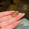 GOKKAS Sparkling Spinning Ring, Gold Anxiety Ring for Women, Relieves Anxiety, Symbolizes Vows & Luck, Waterproof & Fade-Resistant (silver,7) view 4