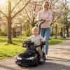 HONEY JOY Ride On Push Car for Toddlers, Licensed Toyota Ride On Sliding Car w/Handle & Handrails, Music & Lights, Under Seat Storage, No Batteries, Kids Ride On Toys for Boys and Girls (Black) view 2