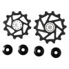 2pcs 12T+14T Ceramic Bearing Wheels for AXS, Lightweight Resin Pulley Set with Narrow Wide Design, Compatible with 9/10/11-Speed(Black) view 2