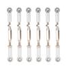 Aluminum SERVOS Link Rod Set Adjustable TIE Rod for RC CAR Accessories 6PCS (Silver) view 1