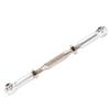 Aluminum SERVOS Link Rod Set Adjustable TIE Rod for RC CAR Accessories 6PCS (Silver) view 2
