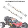 Aluminum SERVOS Link Rod Set Adjustable TIE Rod for RC CAR Accessories 6PCS (Silver) view 4