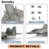 Eairsoky 1:100 Scale F-22 Raptor Metal Fighter Jet Model Military Die-cast Aircraft Models for Collection or Gift Interchangeable view 3