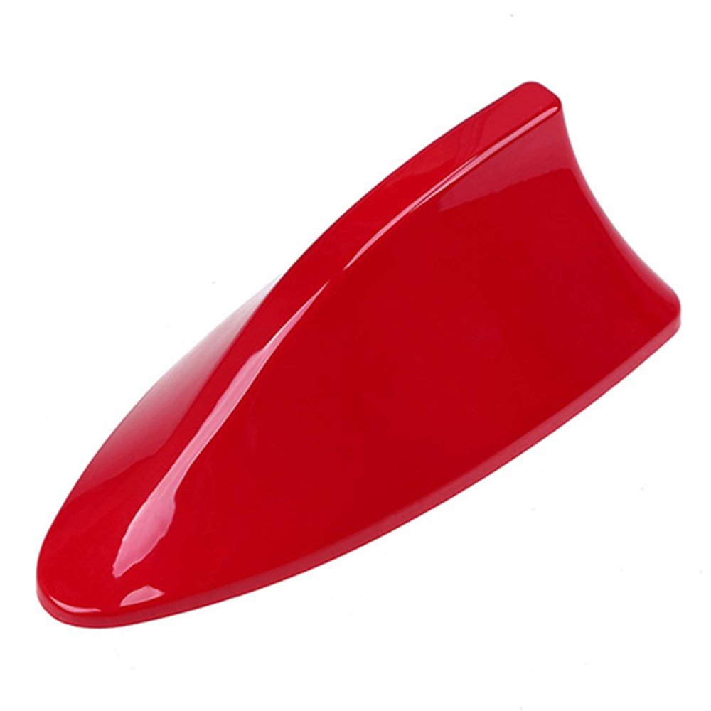 Car Shark Fin Antenna Radio Fm for Am Signal Aerial Roof for 335Is for 760Li for 320D for 135I(Red)