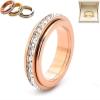 2026 New Sparkling Spinning Ring, Relieves Anxiety, Rotatable Fidget Ring, Symbolizes Vows & Luck, Waterproof & Fade-Resistant, Holiday, Valentine's Day Gifts for Her Him(Rose Gold,6) view 1