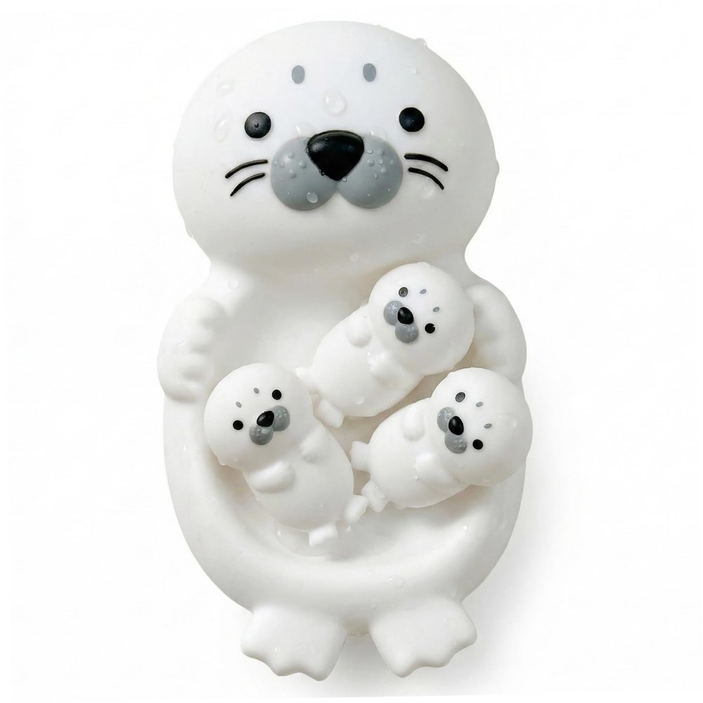 1 Set Otter Toy Floating Squeeze Bath Toys for Babies Fun Play & Affectionate Bonds for Toddlers, Boys, Girls, Kids Bath Toys