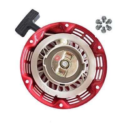 Dlkvoro Recoil Starter Pull Start with Screws Compatible with Harbor Freight Greyhound 66014 66015 6.5HP LF168FD Engines