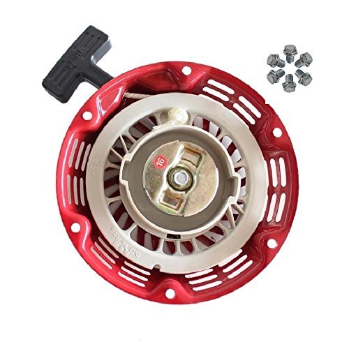 Dlkvoro Recoil Starter Pull Start with Screws Compatible with Harbor Freight Greyhound 66014 66015 6.5HP LF168FD Engines