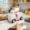 Up & Down Roller Coaster Toys for Toddlers Push Car Outdoor Playset with Farther & Faster Track Expansion Pack Grey view 2