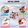 CSDCSD Rescue Helicopter Toy for Kids Ages 3+, 13 Inch Emergency Chopper with Lights, Sounds, Spinning Propeller, Winch Hook and Rescue Basket, Birthday Gift for Boys and Girls view 3