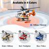 CSDCSD Rescue Helicopter Toy for Kids Ages 3+, 13 Inch Emergency Chopper with Lights, Sounds, Spinning Propeller, Winch Hook and Rescue Basket, Birthday Gift for Boys and Girls view 4