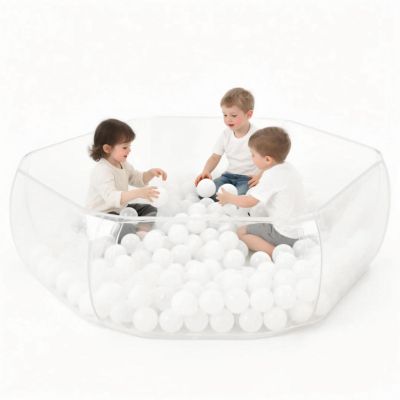 Heopeis Ball Pit Balls 50PCS Bigger 2.75in Balls with a Ball Pit