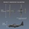 Eairsoky 1:200 Scale AC-130H Spectre Heavy Attack Gunship Metal Fighter Jet Model Military Die-cast Aircraft Models for Collection or Gift view 2