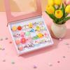 Qianyu 24 PCS Little Jewel Rings, Adjustable Pretend Play and Dress Up Rings Multicolored Unique Gift for Female Birthday Christmas Princess Game view 2