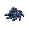 3 d Printed Animals 3-d Printed Toys Octopus with Simulated Eyes Articulated for Surprise Fantasy Gifts Aquarium Landscaping-Blue Black view 1