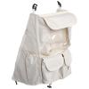 ifundom Baby Stroller Hanging Bag, Hanging Diaper Bottle Bag with Multiple Pockets, Large Capacity for Baby Essentials, Pram Gear for Travel Daily Outings Beige view 3