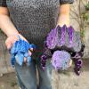 3D Printed Stuff 3D Prints Alligator Snapping Turtle Mouth Movable Articulated for Surprise Fantasy Gifts Aquarium Landscaping-Purple Crystal||33cm/13in view 4