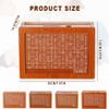 10000 Cash Vault Wooden Savings Box, 2026 Savings Challenge Box Wooden Cash Saving Box, Cash Saver Money Box Wooden Money Box with Money Target and Numbers (1000) view 3