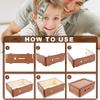 10000 Cash Vault Wooden Savings Box, 2026 Savings Challenge Box Wooden Cash Saving Box, Cash Saver Money Box Wooden Money Box with Money Target and Numbers (1000) view 4