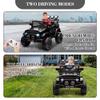 12V Kids Ride on Truck with Parent Remote Control, Electric Ride on Toy Car for Ages 38, 5 MPH Safe Speed, Steering Wheel & Foot Pedal, Treaded Tires, Built-in Music & Stories,Black view 4