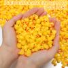 Barydat 300 Pcs Mini Resin Ducks Yellow Bulk Tiny Duck Decoration for Hide and Seek Prank Cruises Miniature Garden Accessory Figures for Dollhouse Landscape Aquarium Birthday Party Baby Shower Gift view 3