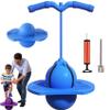 Balance Jumping Ball, 2026 New Balance Board With Handle, Crazy Jumper Jump Ball Safe Hopper Ball for Indoor & Outdoor Play, Bouncing Ball Safe And Fun Stick For Kids And Adults (Blue) view 1