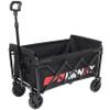 Collapsible Folding Wagon Cart with 220 LBS Capacity, All-Terrain Wheels for Camping Grocery Shopping Beach Garden Sports Portable Utility view 1