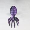 3D Printed Stuff 3D Printer Animals Octopus and Egg Set Articulated for Home Office Executive Desk Decoration Surprise Fantasy Gifts Aquarium Landscaping-Black Purple view 2