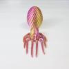 3D Toys 3D Printed Animal Octopus and Egg Set Articulated for Home Office Executive Desk Decoration Surprise Fantasy Gifts Aquarium Landscaping-Purple Gold view 2