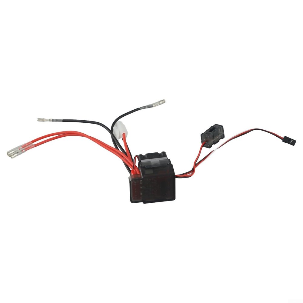 320A Brushed ESC with Cooling Fan and External UBEC, Double Way RC Speed Controller for 550/560/580 Motors, 6-16V Brush Motor ESC for RC Car Boat