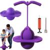 Balance Jumping Ball, 2026 New Balance Board With Handle, Crazy Jumper Jump Ball Safe Hopper Ball for Indoor & Outdoor Play, Bouncing Ball Safe And Fun Stick For Kids And Adults (Purple) view 1
